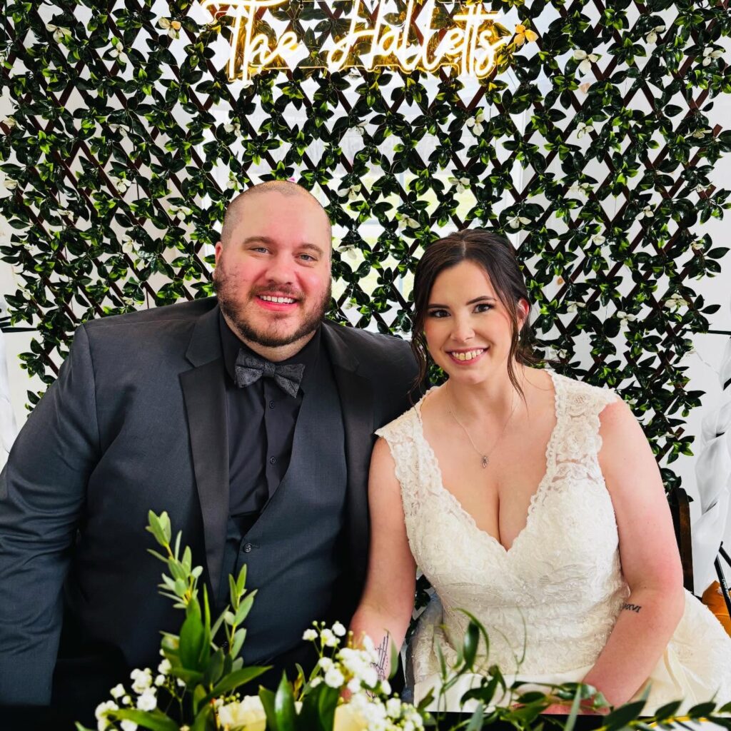 Congratulations Joe and Rachel Hallett